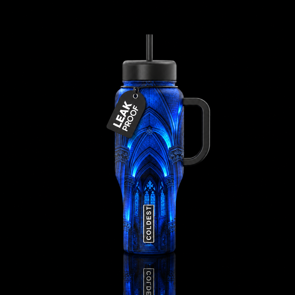 Sapphire Sanctum water bottle design