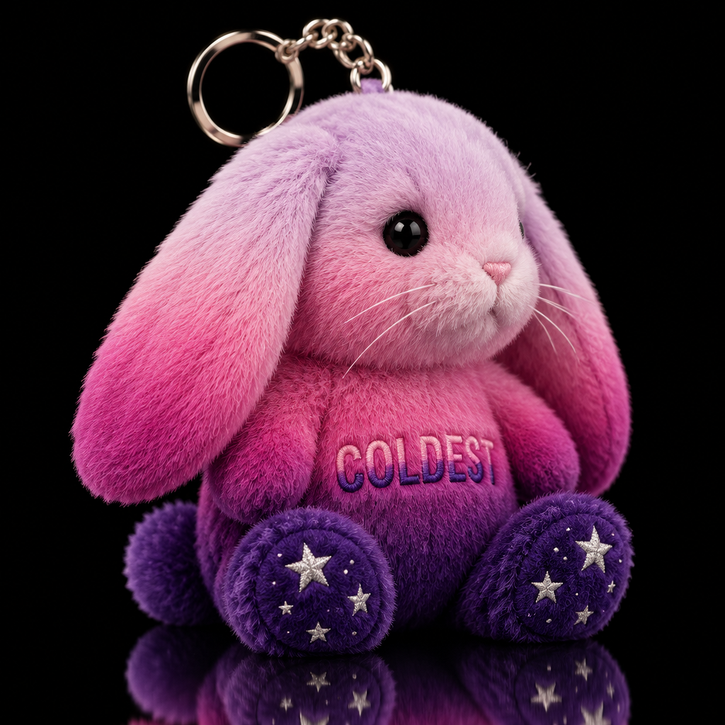 Blush Rush Bunny water bottle design