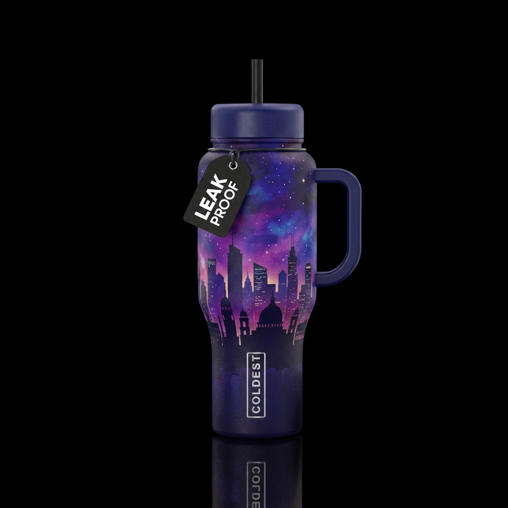 Skyline water bottle design