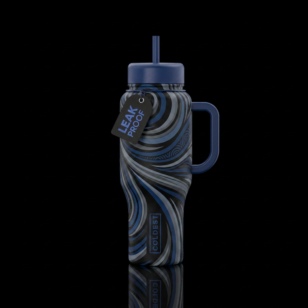 Swirlz water bottle design