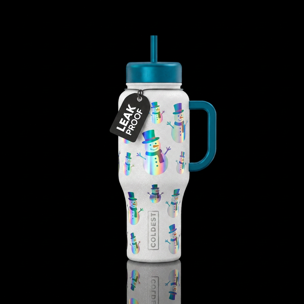 Shimmer water bottle design