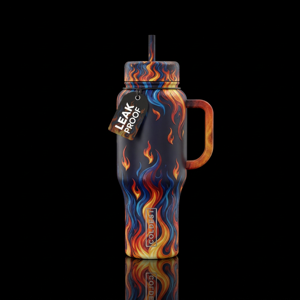 Fire water bottle design