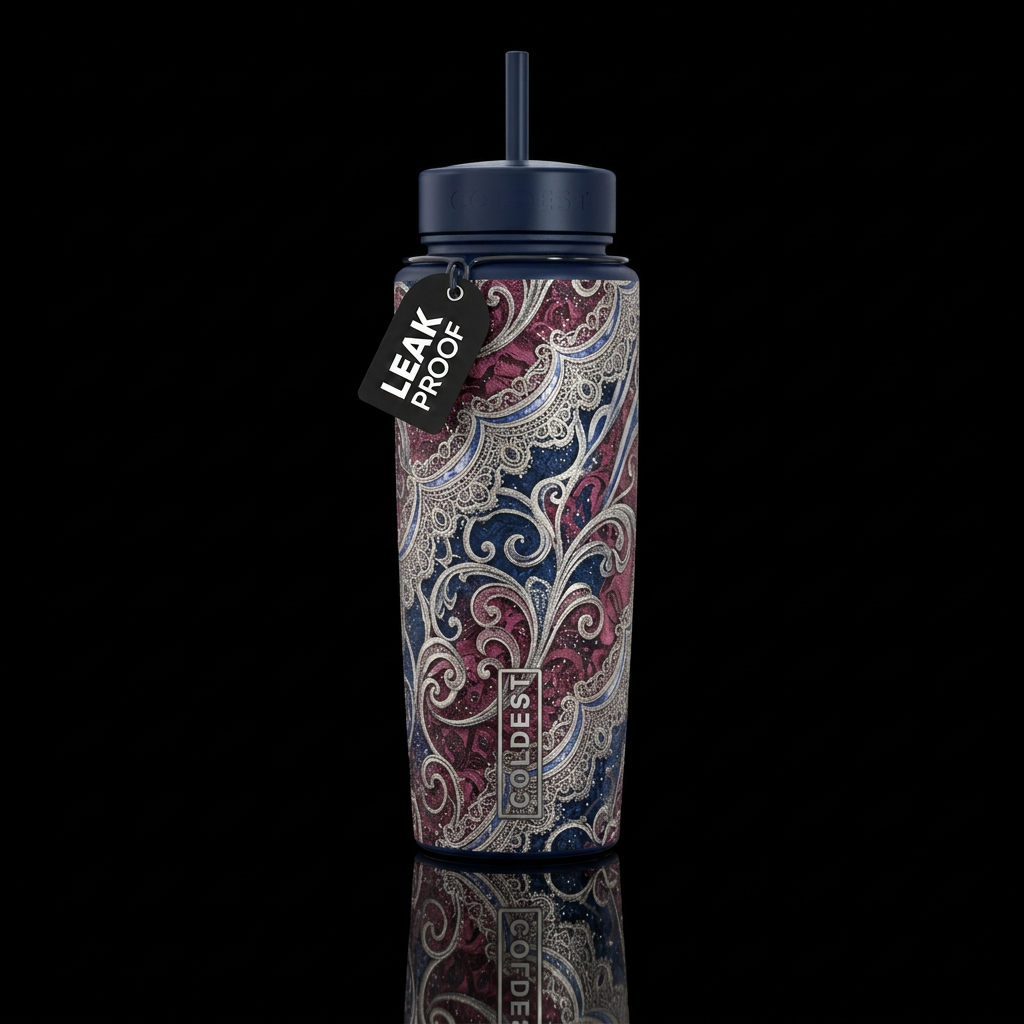 Epic Swirls water bottle design
