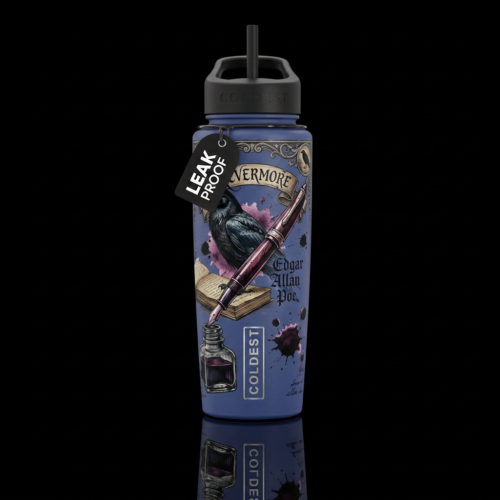 More Poe water bottle design