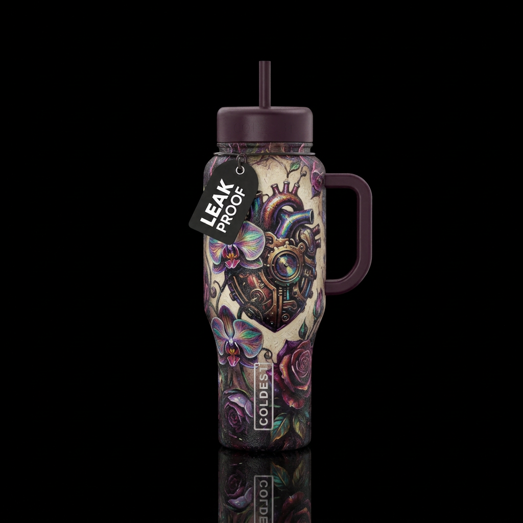 Resilient Heart water bottle design