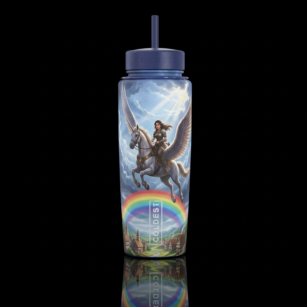 Protector water bottle design