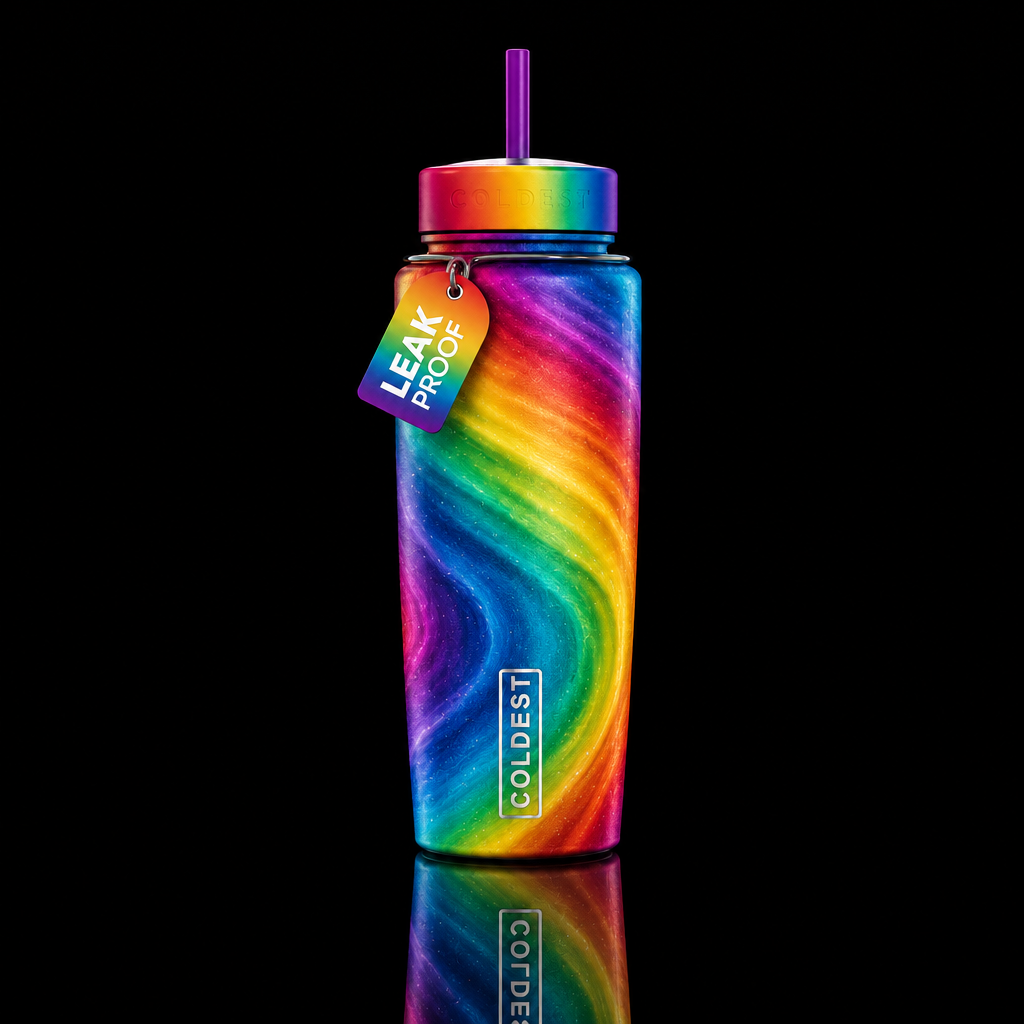 The Little Things water bottle design