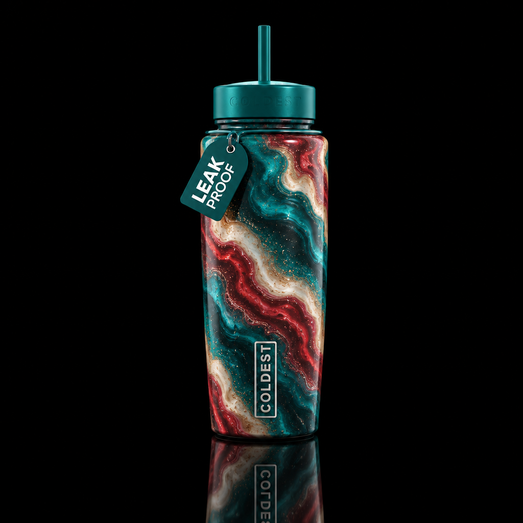 Dazzling Granite water bottle design