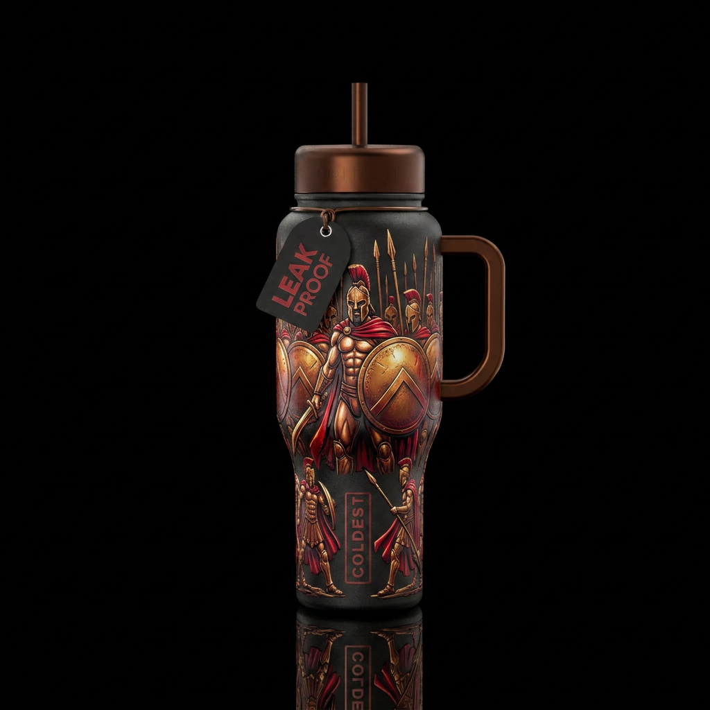 Spartans 300 water bottle design