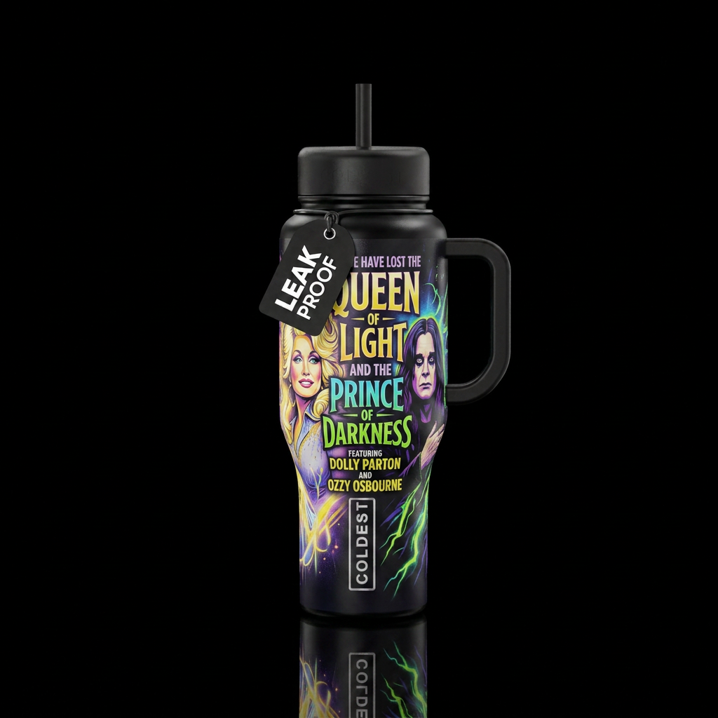 WE HAVE LOST THE QUEEN OF LIGHT AND THE PRINCE OF ... water bottle design