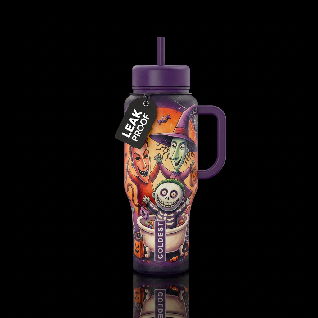 Lock, shock and barrel water bottle design