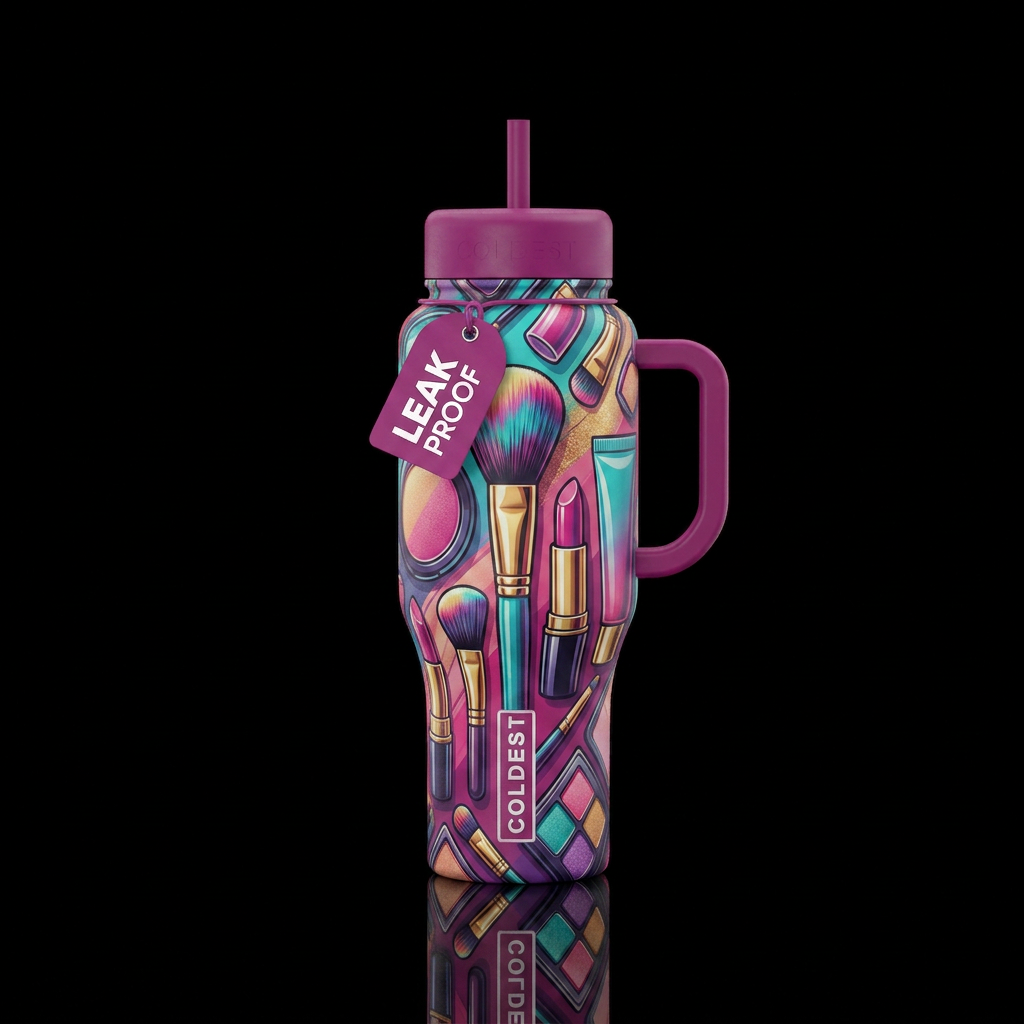 Cosmetic’s water bottle design