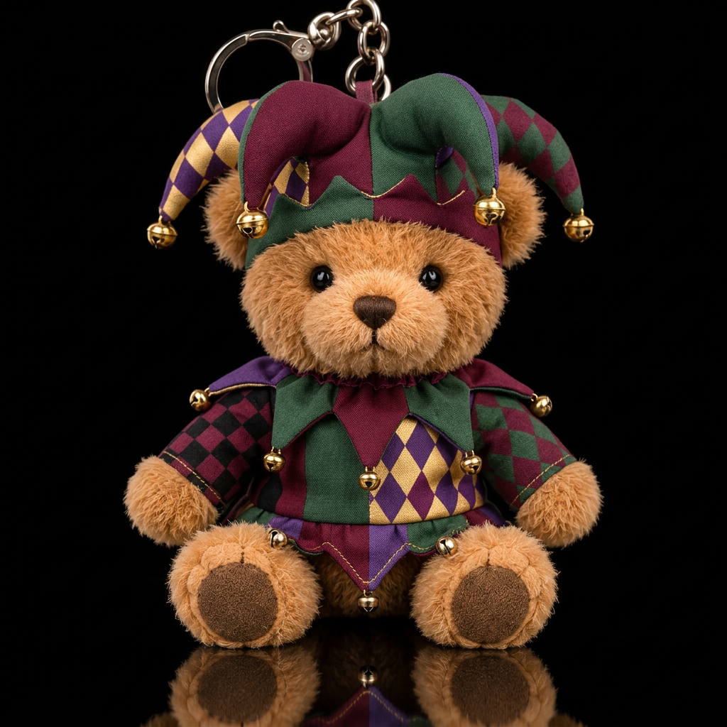 Jester Bear water bottle design