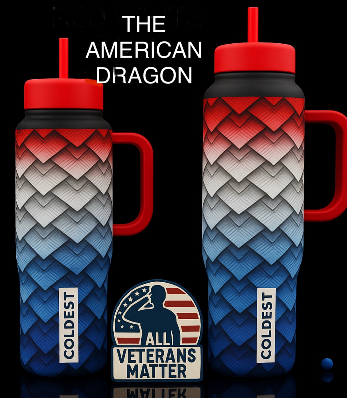 american dragon water bottle design