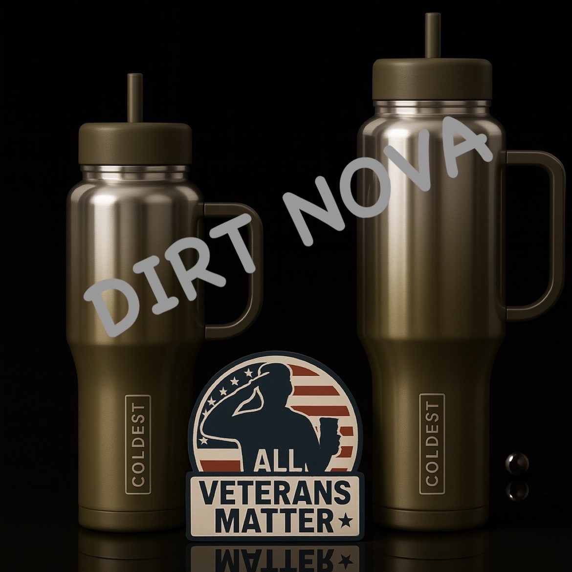 dirt nova water bottle design