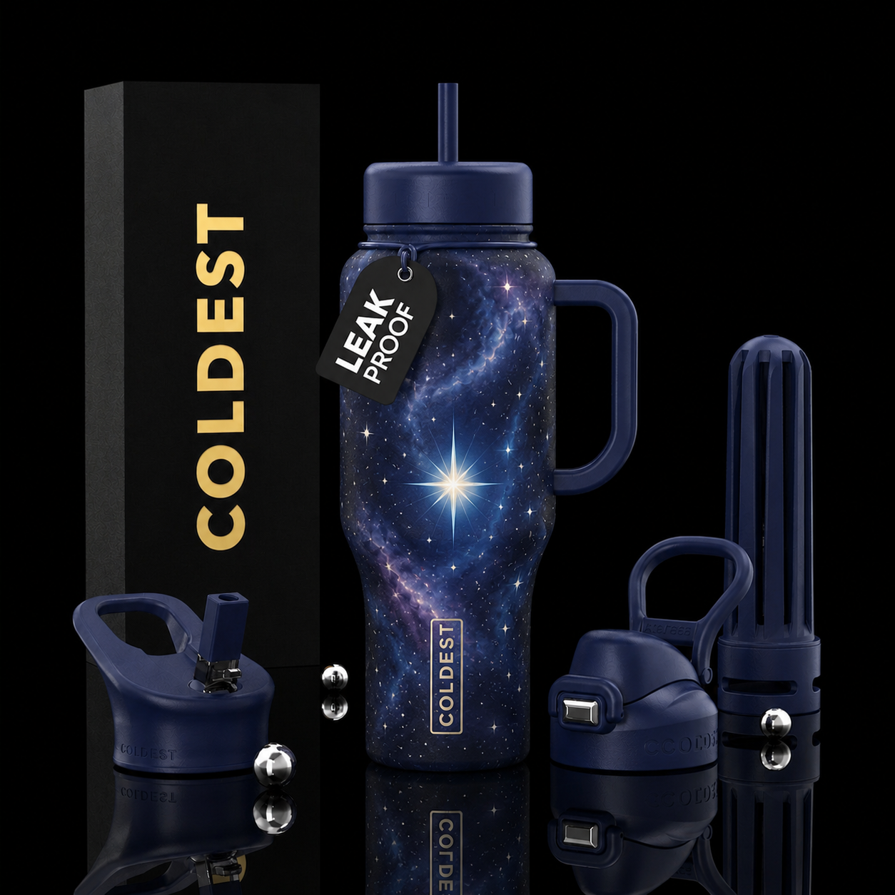 Destination Somewhere water bottle design