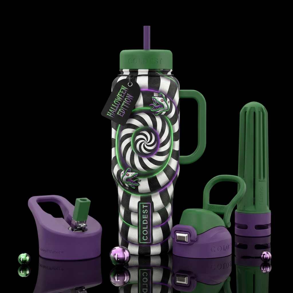 sandworms! water bottle design