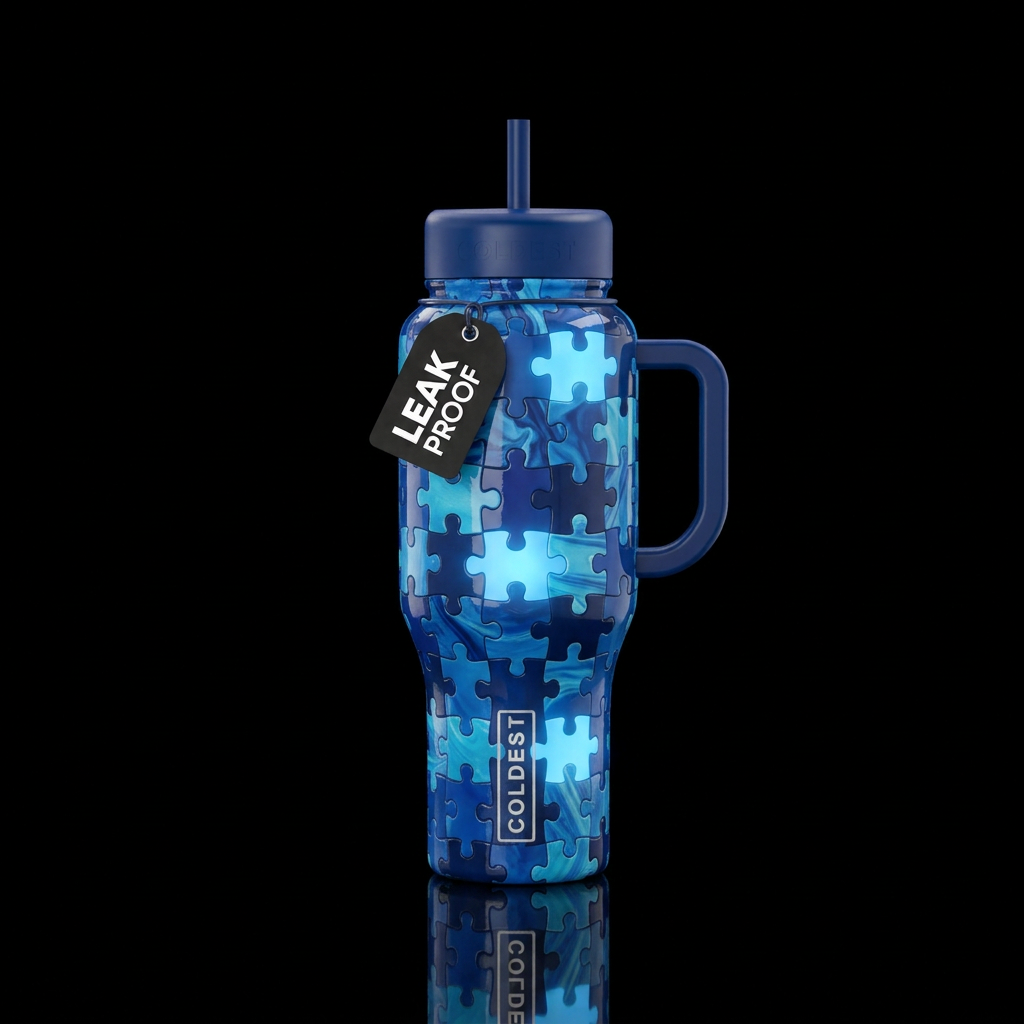 puzzles 2 water bottle design