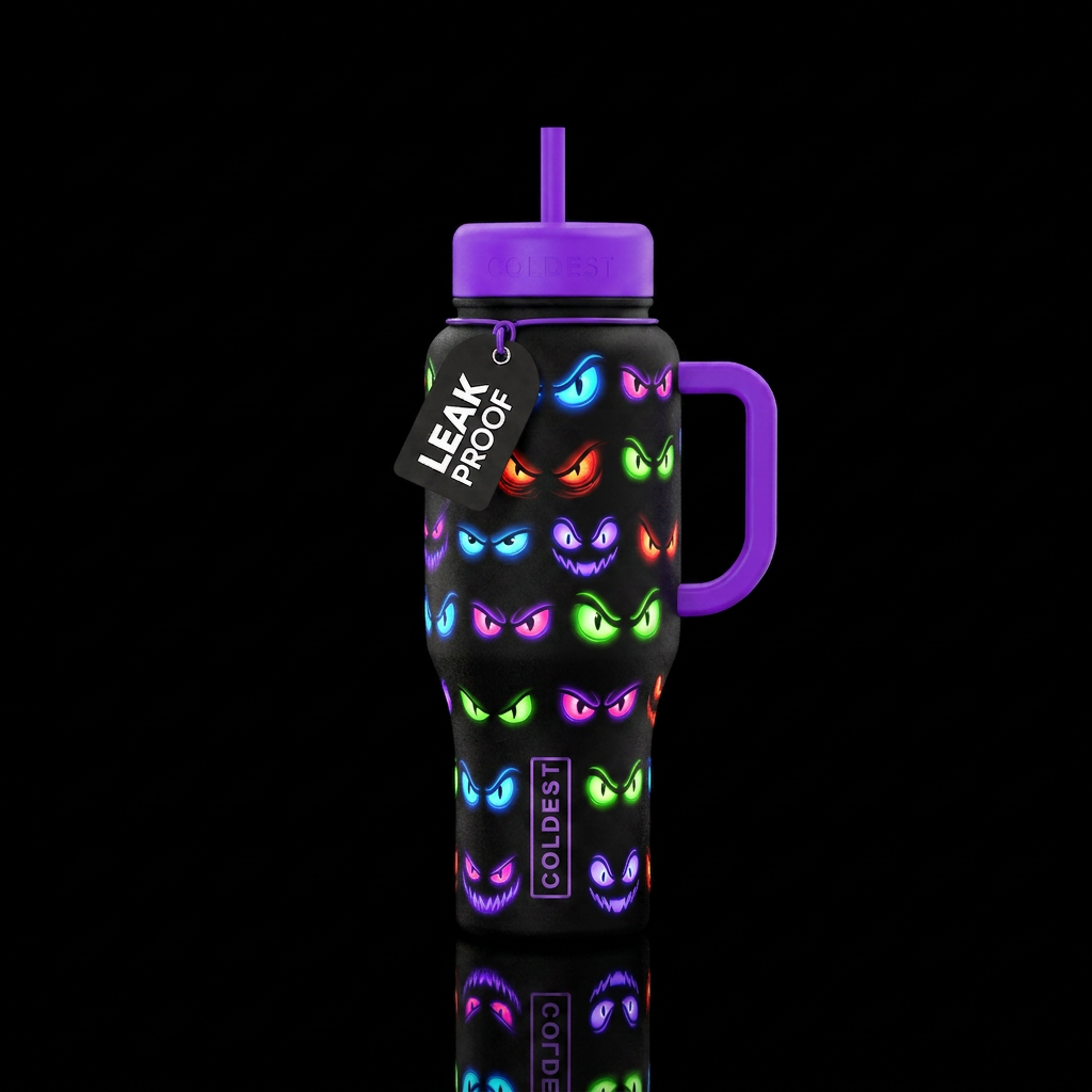 What's in the dark? water bottle design