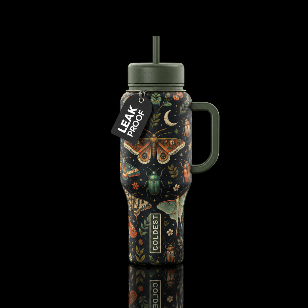 Crawly water bottle design