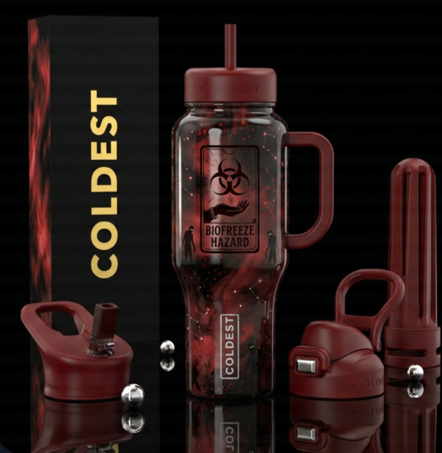 Zombie Gore water bottle design