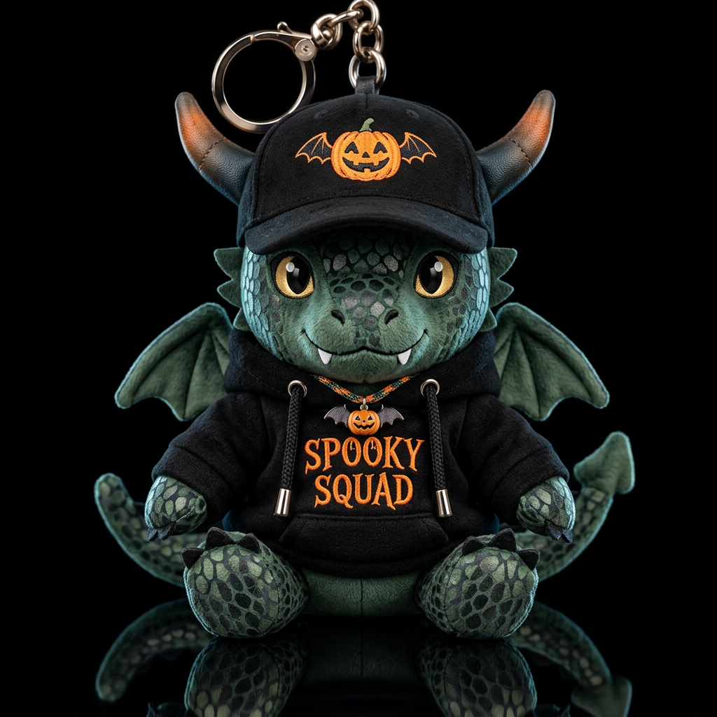 Halloween dragon water bottle design