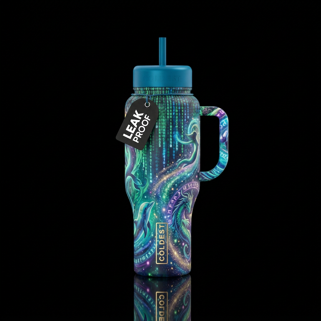 matrix, swimming, magical water bottle design
