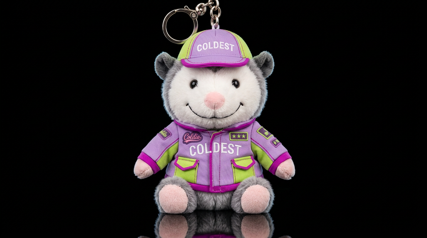 Opy The Opossum water bottle design