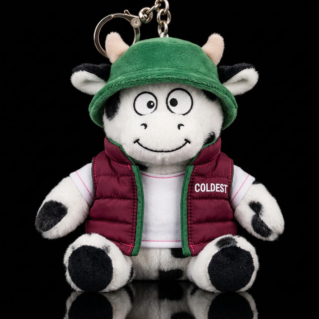 Cooper The Cow water bottle design