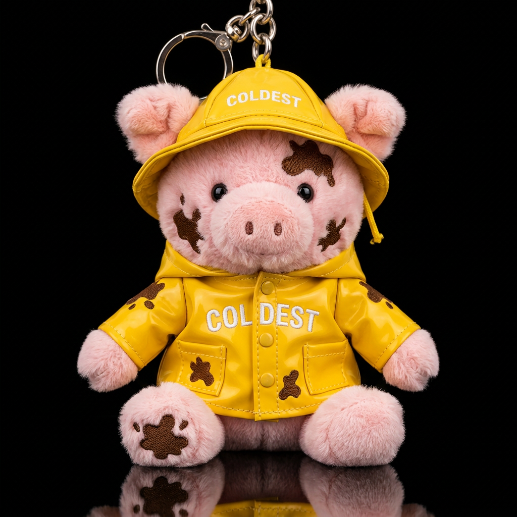 Penelope Pig water bottle design