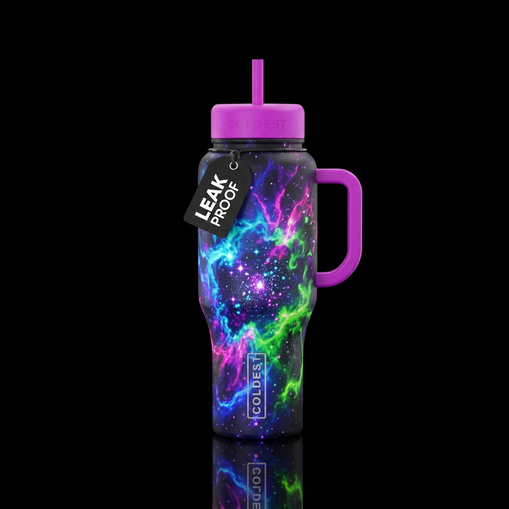 Neon nova water bottle design