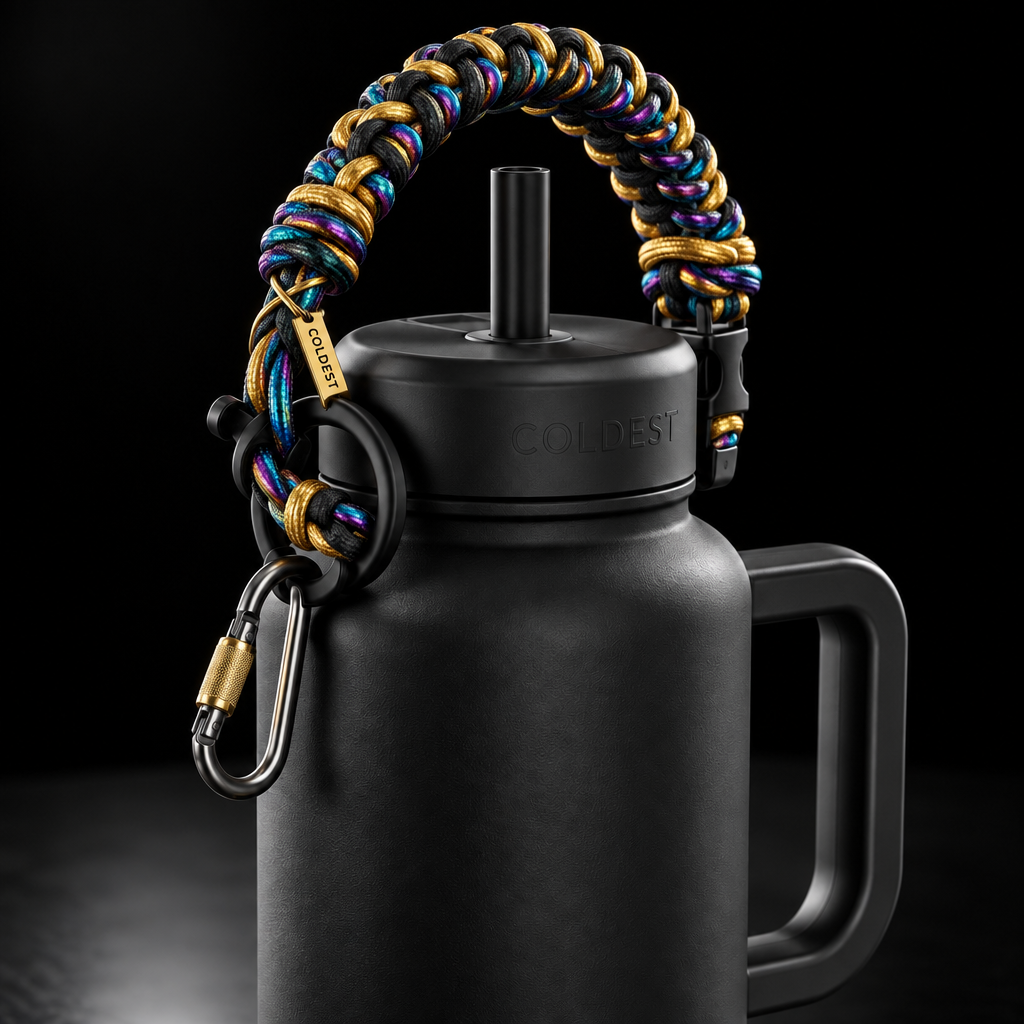 Galaxy night water bottle design