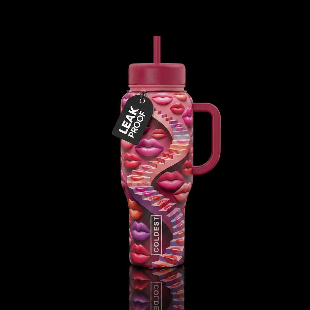 Soft libs water bottle design