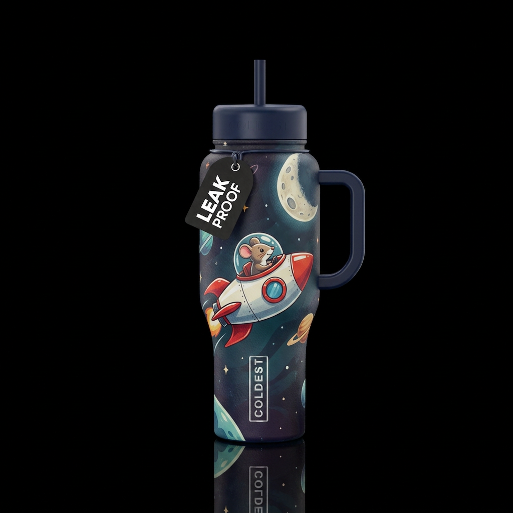 Mouse explorer water bottle design