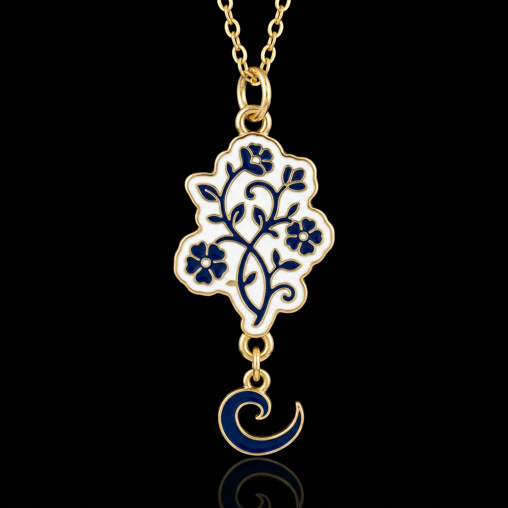 inspired from blue willow water bottle design