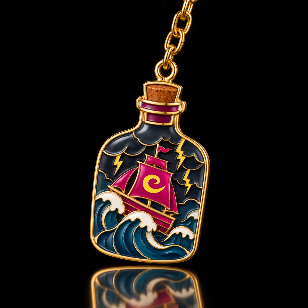Ship In A Bottle water bottle design