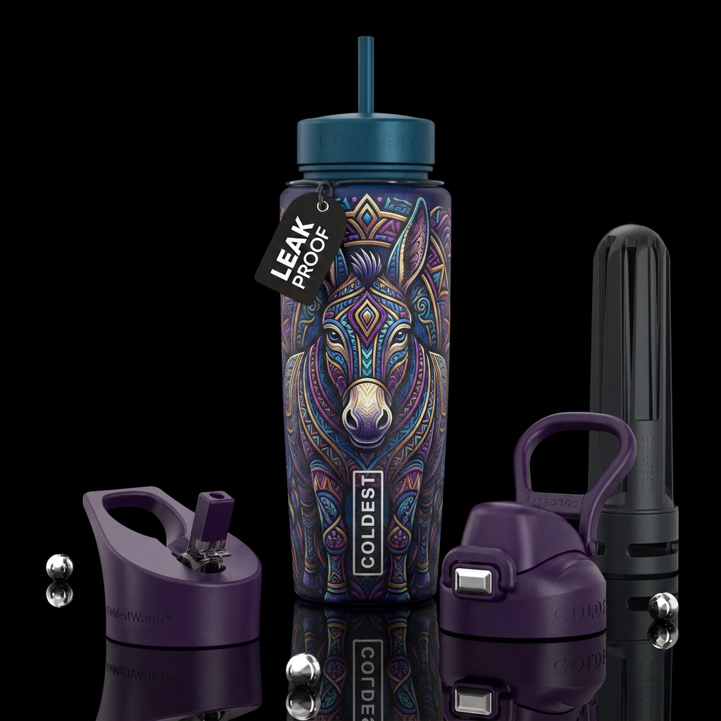 Tribal Vibes water bottle design
