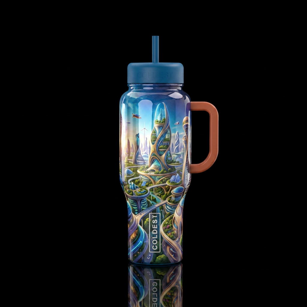 Utopia water bottle design