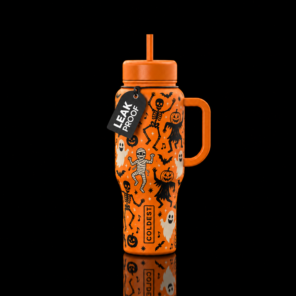 Spooky Dance water bottle design
