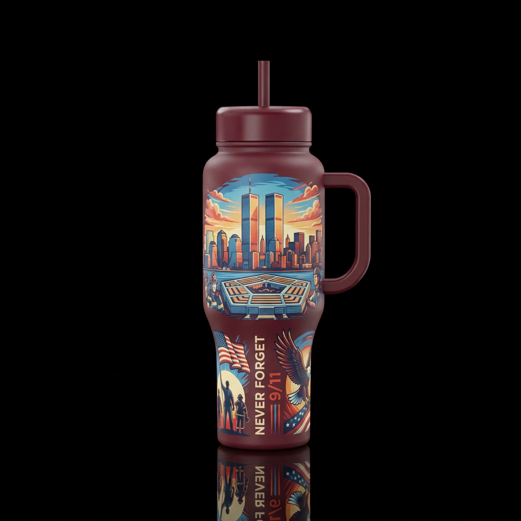 9/11 water bottle design