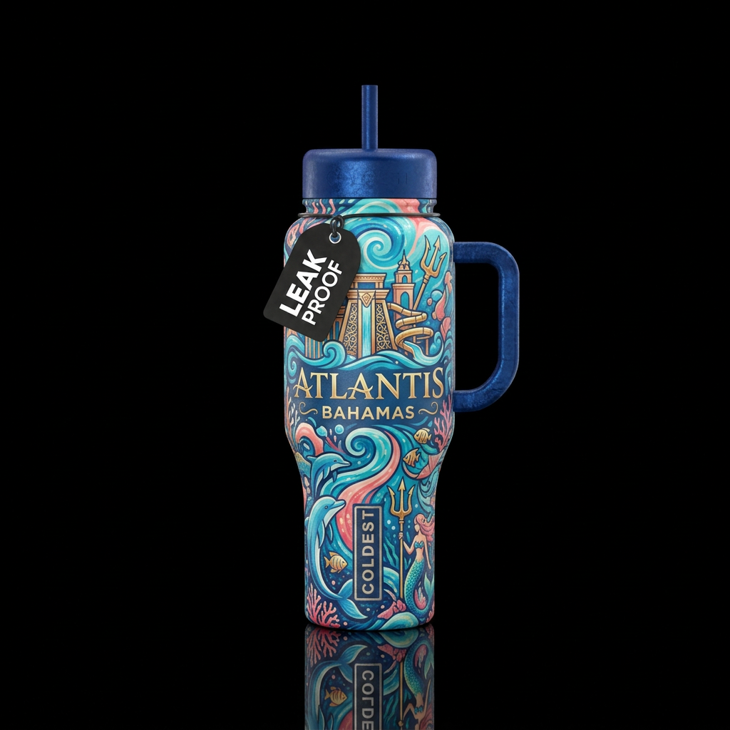 Atlantis Bhamas water bottle design