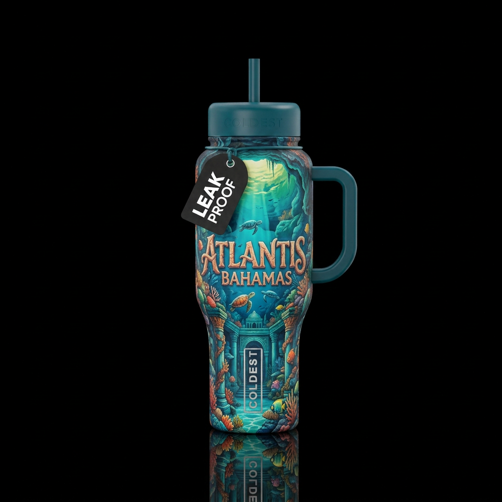 Atlantis Bhamas water bottle design