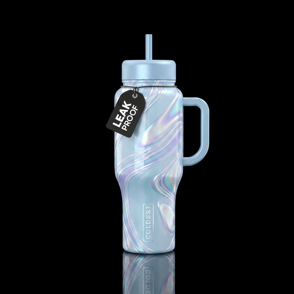 Magic Aura water bottle design