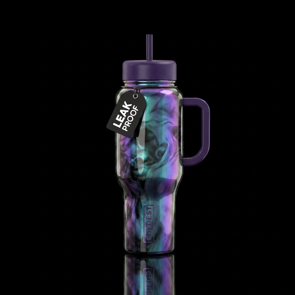 Unknown Abyss water bottle design