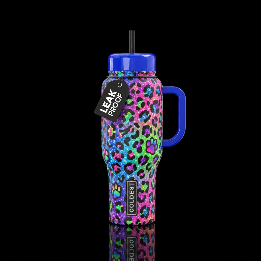 90s flare water bottle design