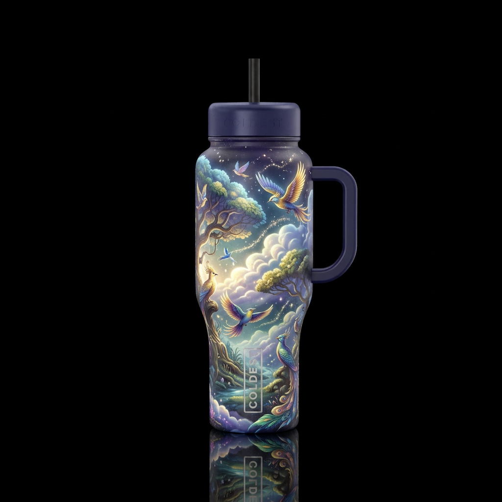 Beyond Fantasy water bottle design