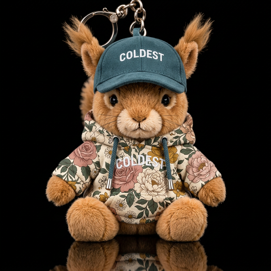 Rose all Day Squirrel water bottle design
