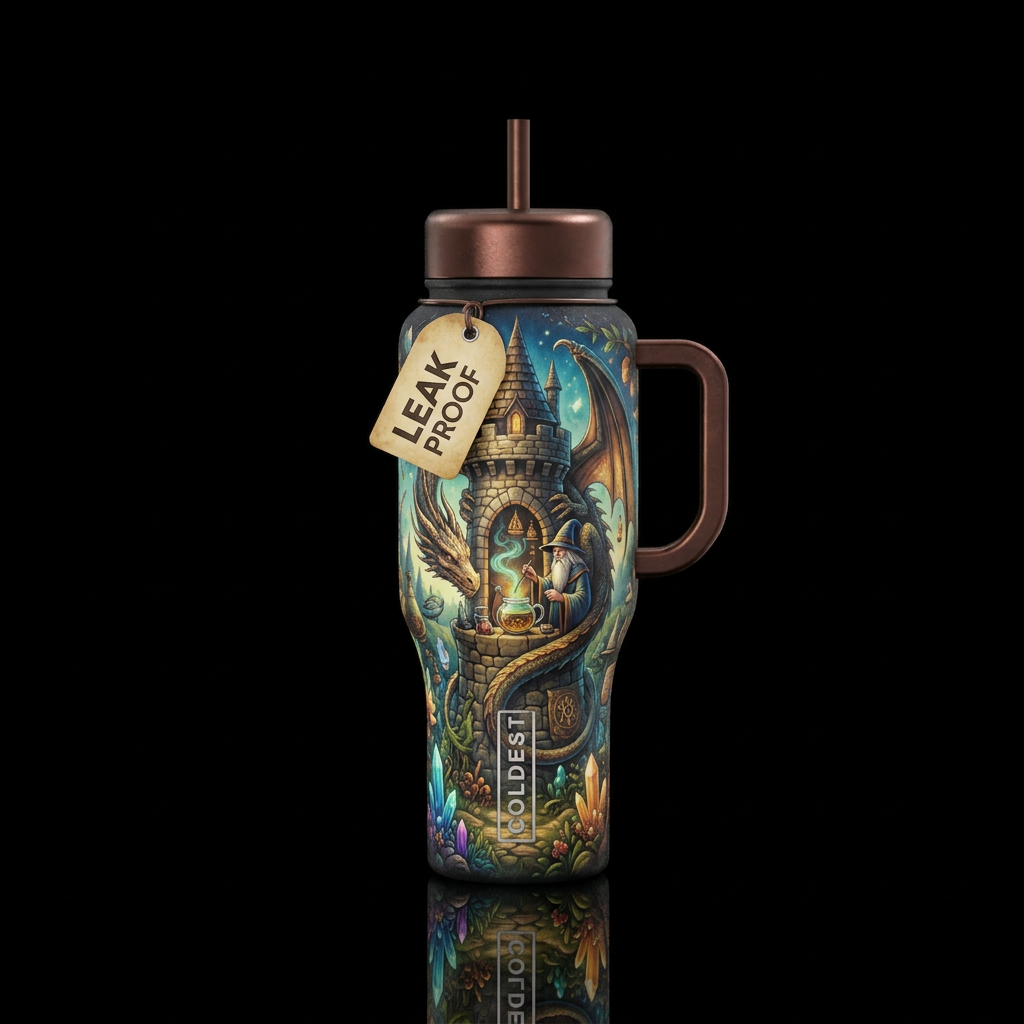 Pure Magic water bottle design