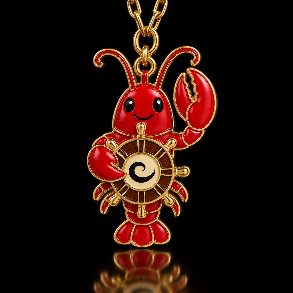 Lobster Love water bottle design