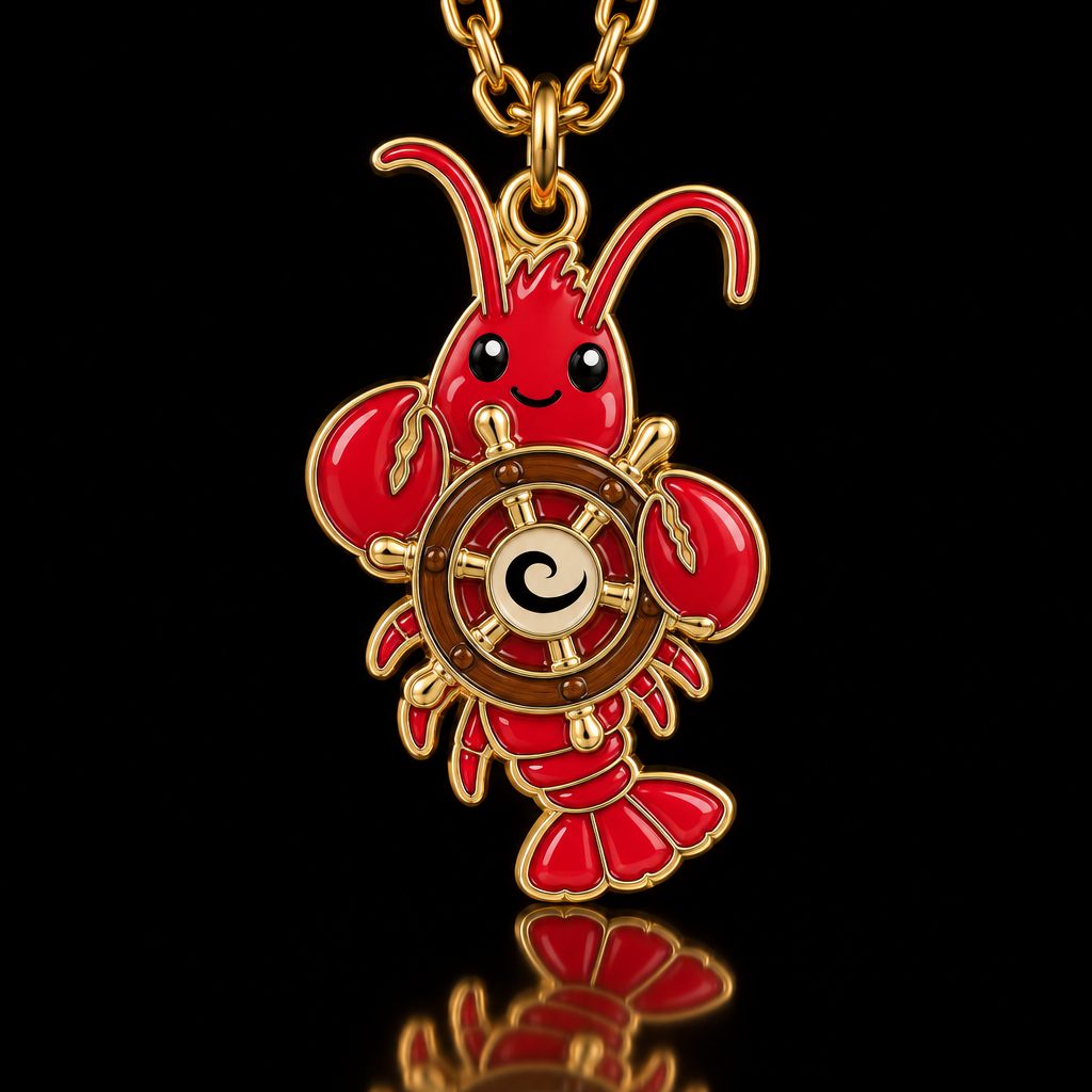 Lonnie Lobster water bottle design